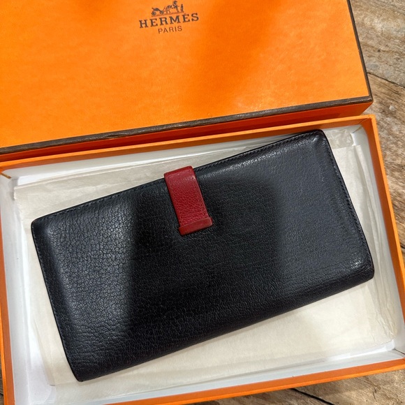 Hermes Bearn Classic Wallet w/ COA & Box - Picture 3 of 17